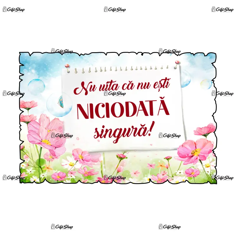 Nu uita ca nu esti niciodata singura, magnet frigider mgs0079